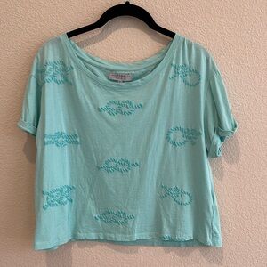 Zara Women's Light Blue Top, size S